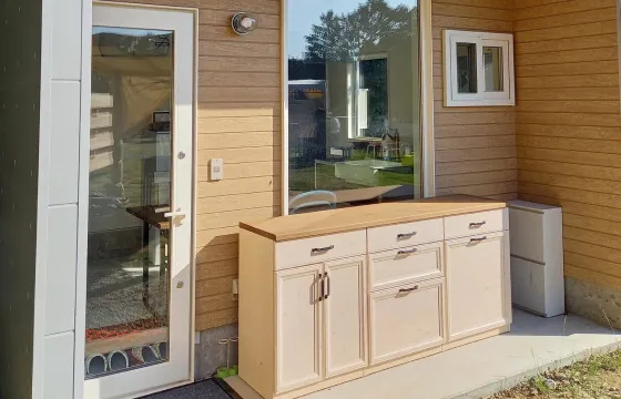 シャワー棟の外観